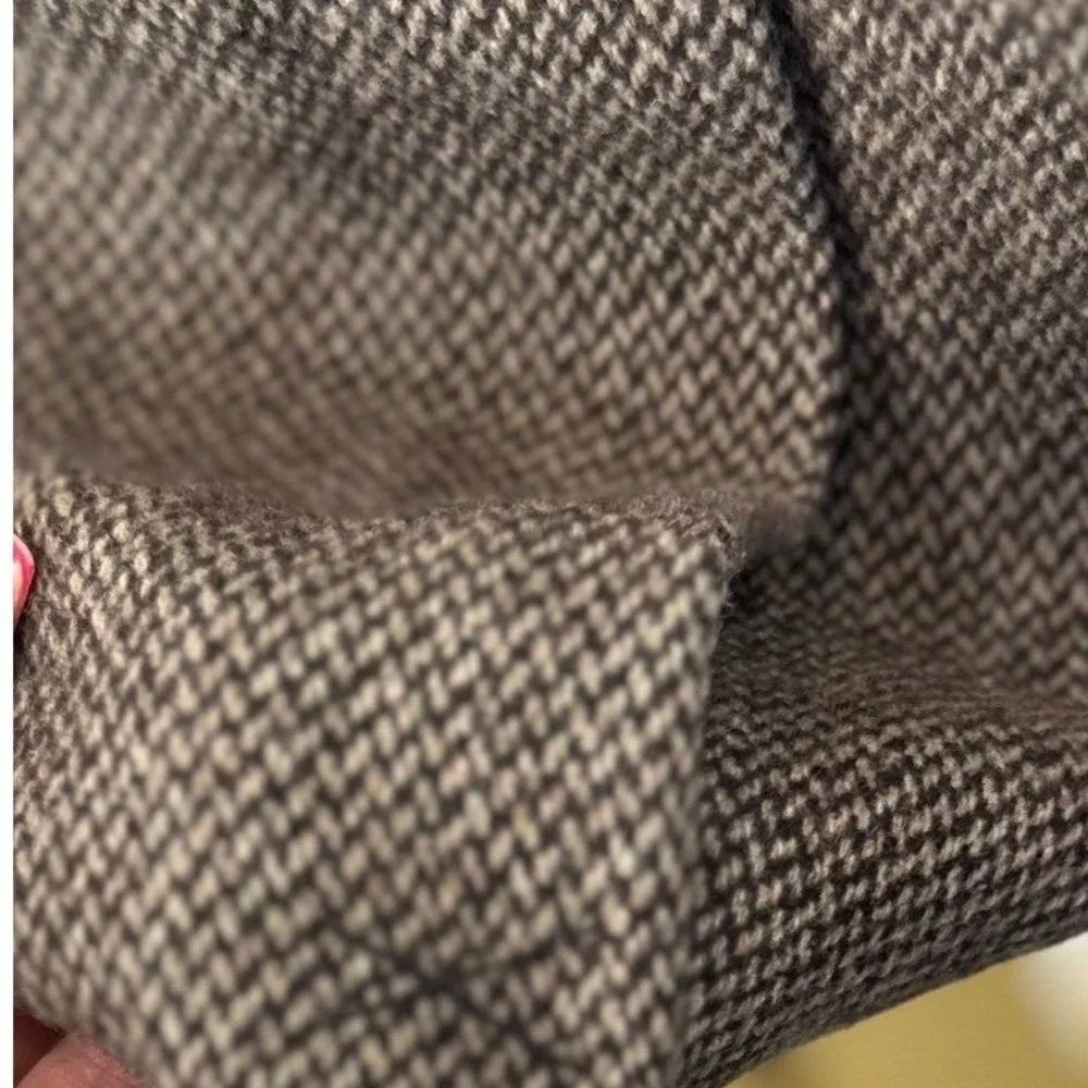 Lauren Ralph Lauren NWT SZ 4 Classic Wool Blend Herringbone Pattern Coat Jacket‎ - Picture 10 of 16